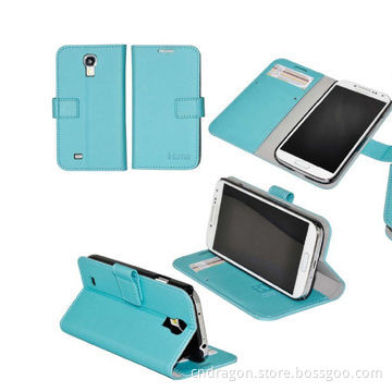 Wallet Cases with Magnet Button for Galaxy S4 with Insert Card Slot, OEM Orders are Available